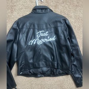 Just married leather